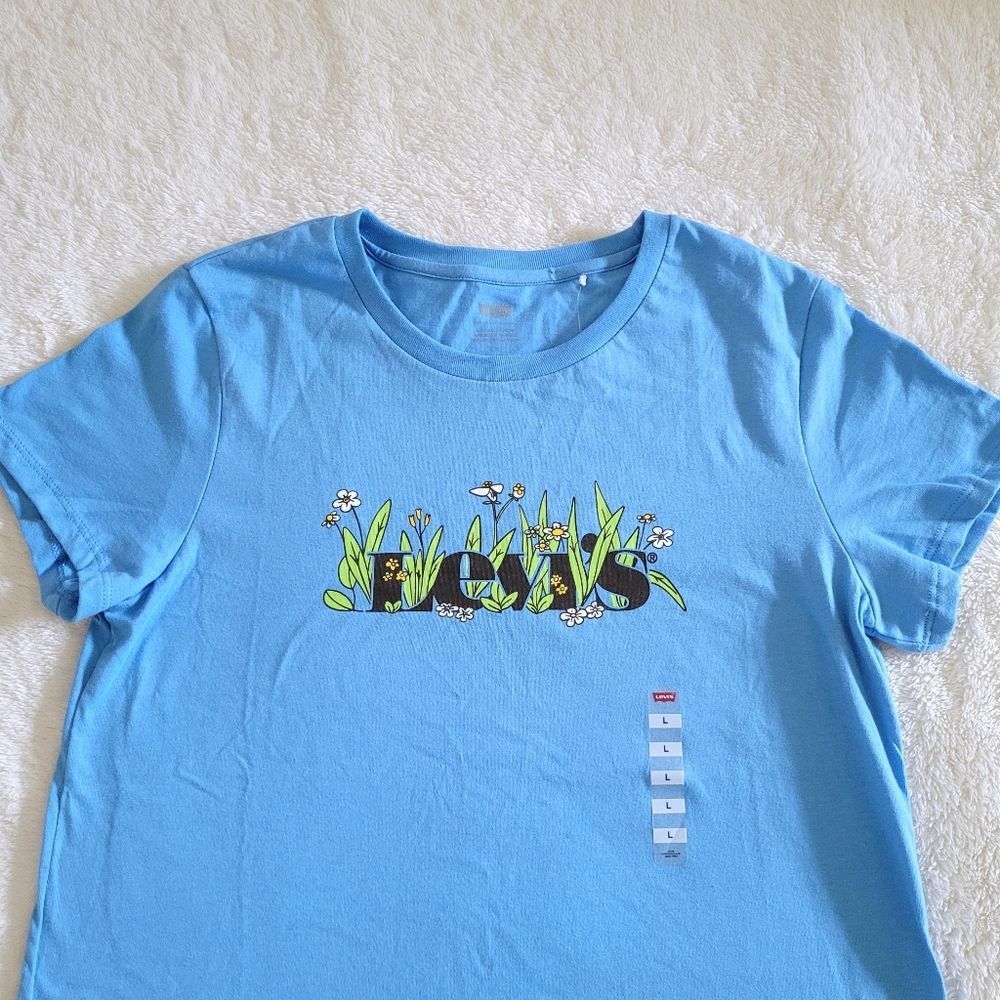 Levi's Wildflowers Graphic Logo Tee👕 - NWT - Picture 4 of 12